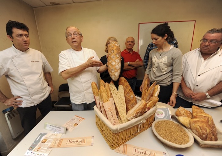 Le mois de juillet annonce la récolte du"cru 2015" pour le pain Herriko. (Gaizka IROZ)