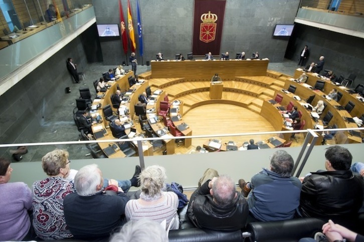 Image d'archive du Parlament navarrais. © Iñigo URIZ/ARGAZKI PRESS