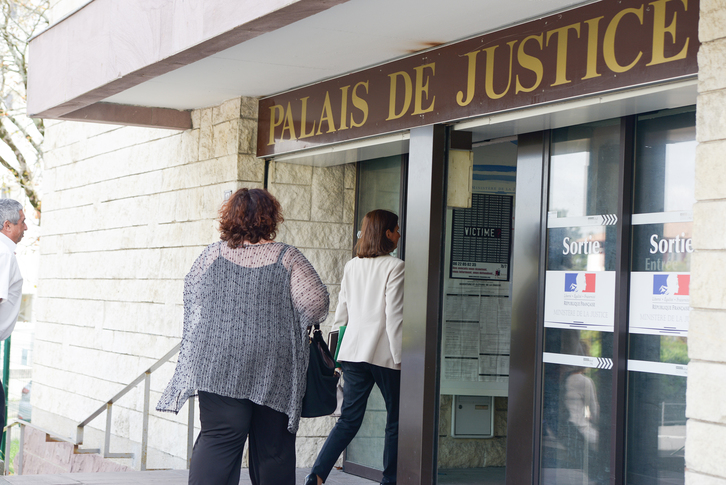 Odile de Coral avait comparu en première instance devant le tribunal correctionnel de Bayonne en septembre 2015. © Isabelle Miquelestorena
