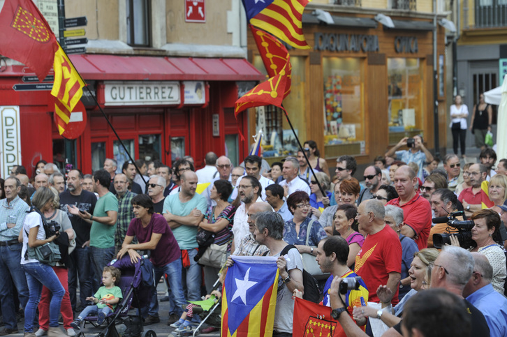 Ces dernières années les Catalans ont envahi les rues en masse pour revendiquer l'indépendance. DR