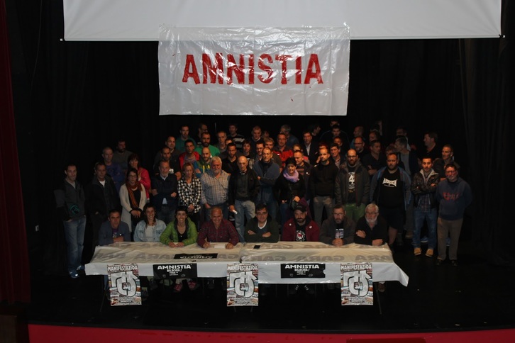 Soixante-trois anciens prisonniers et réfugiés basques ont lancé un appel à participer à la manifestation du 28 novembre à Bilbao. (eh amnistia)