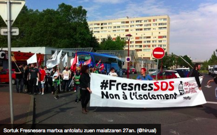 Sortu avait organisé une marche à Frenes le 27 mai dernier.©Hirual.