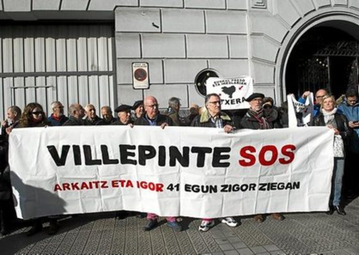 Les proches d'Igor Uriarte et Arkaitz Agirregabiria veulent oganiser une marche à Paris.