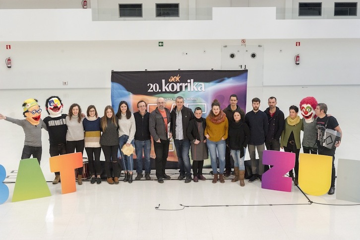 Le programme de la Korrika culturelle a été présentée à Gasteiz. © Juanan RUIZ/ARGAZKI PRESS