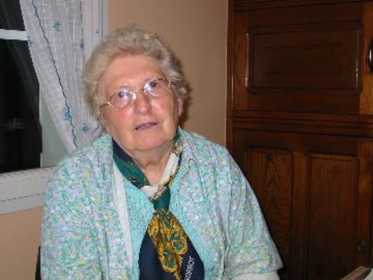 Marie-Jeanne Minaberry s'est eteinte à l'âge de 90 ans. ©Ainhize Butron
