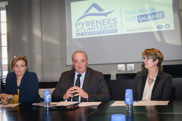 Le Conseil départemental des Pyrénées-Atlantiques consacre 381 millions d'euros à l'action sociale. ©Isabelle MIQUELESTORENA