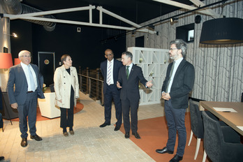 Mercredi, une rencontre a eu lien entre Iñigo Urkullu, Uxue Barkos et Jean-René Echegaray ainsi que le coordinateur de la Commission internationale de vérification, à Gasteiz.