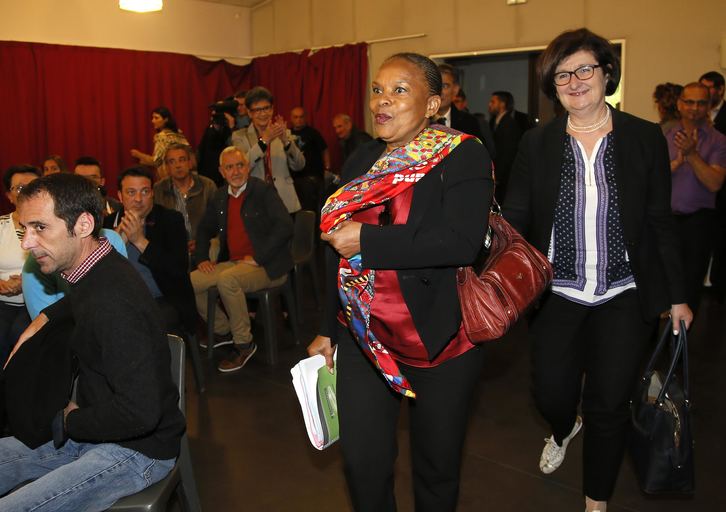 Christiane Taubira est venue rencontrer les membres du Conseil citoyen local mis en place par Colette Capdevielle © Bob Edme