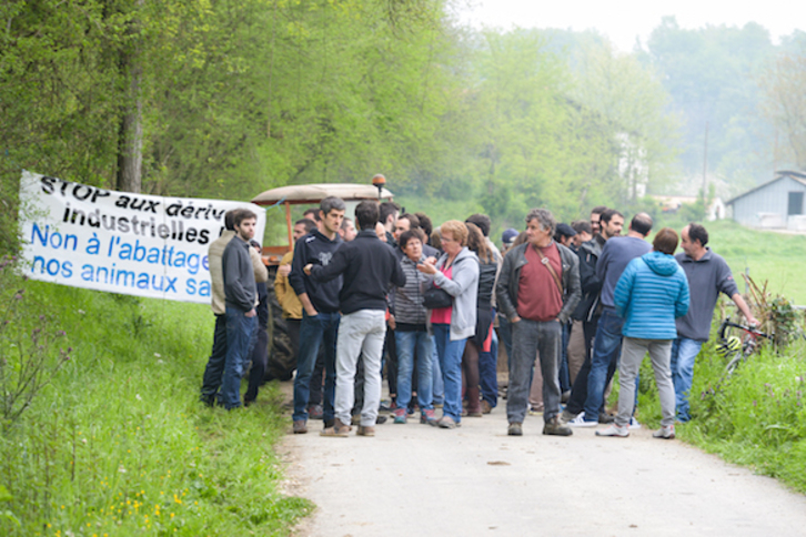 L'inter-amap Pays Basque appelle à la mobilisation. ©Bob EDME
