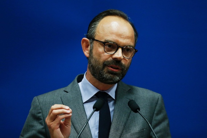 Edouard Philippe, premier ministre sera à Hendaye le 21 septembre. (Charly TRIBALLEAU/AFP) 