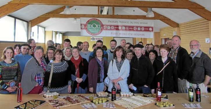Le premier buffet fermier présenté en mars 2014. © Idoki