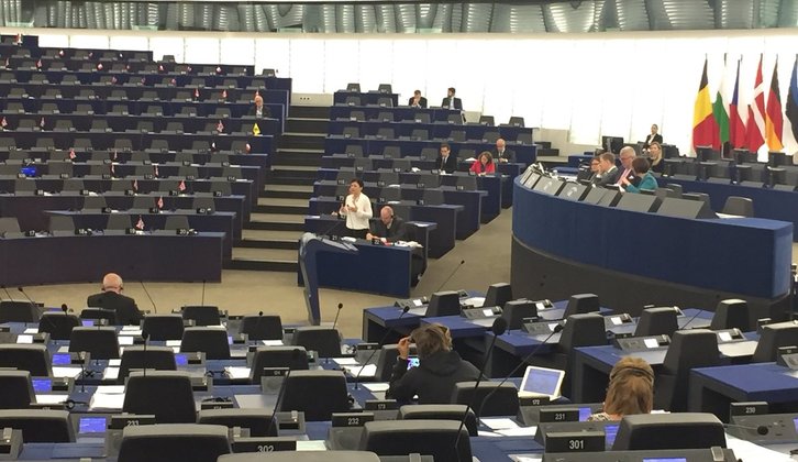 La question basque n'est pas étrangère au Parlement européen, mais cette fois des élus de différents bords porteront la voix de la résolution. @Josu_Juaristi