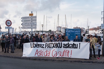 Une centaine de personnes ont manifesté en soutien à Patxiku Guimon.
