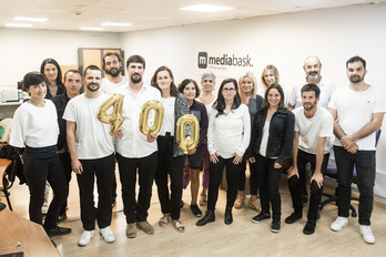 Mediabask compte 20 salariés dont 14 rédacteurs, deux photographes, deux commerciaux et deux membres de l'administration. 