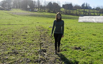 Anne-Laure Cabrol s’installe sur le domaine Legarralde à Hendaye où elle projette de cultiver une quarantaine de variétés de légumes et un verger en agroforesterie.