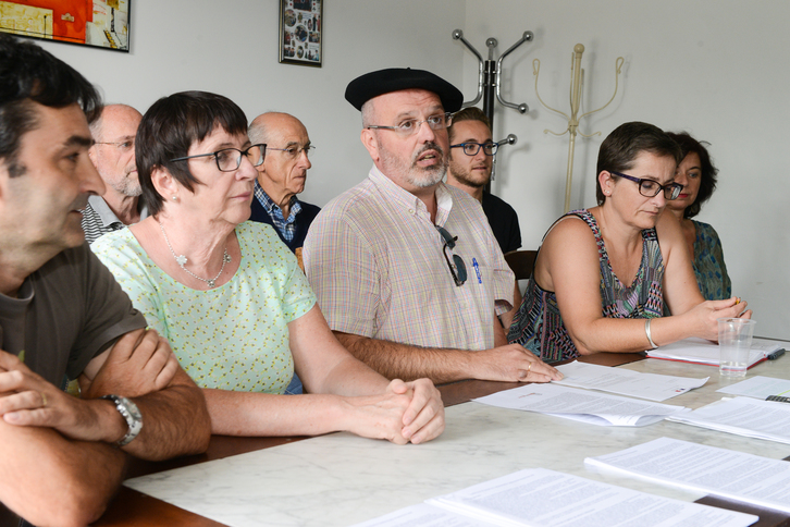Le groupe municipal abertzale Herritarrak dénonce "l'absence totale de transparence" de la part du maire. © Isabelle Miquelestorena