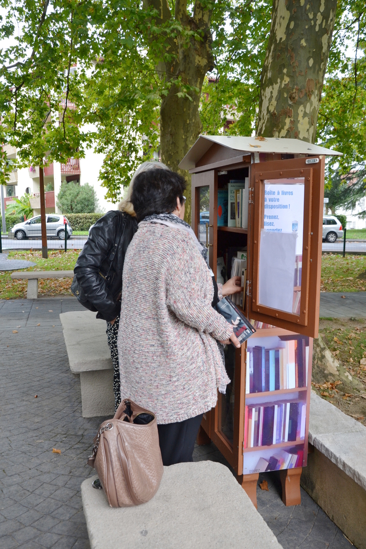 La boîte à livre du Jardin d'Irandatz, inaugurée le lundi 12 octobre 2015. (Mairie d'Hendaye)