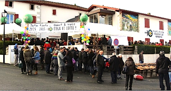 Euskal Herriko Laborantza Ganbara avait fêté ses dix ans en 2015, à Ainhice-Mongelos. (Argazki Press)