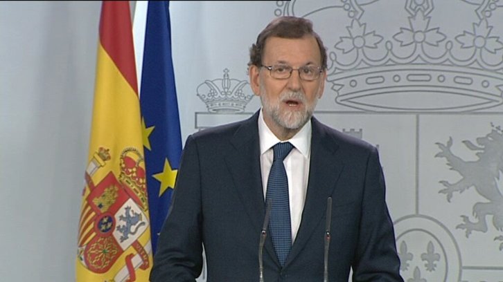 Mariano Rajoy le ha solicitado a Puigdemont que aclare si ha declarado la independencia. 