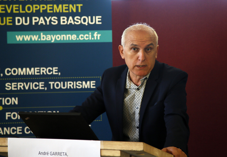 Le président de la CCI, André Garreta. © Coraline Migne