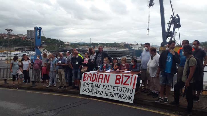 La plateforme Badian bizi a été présentée au port de Pasaia. 