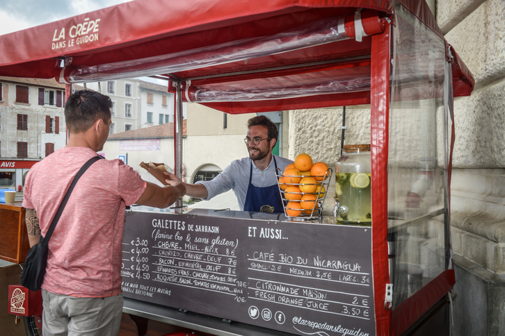 La "street-food", une tendance émergente à Bayonne. © Isabelle MIQUELESTORENA