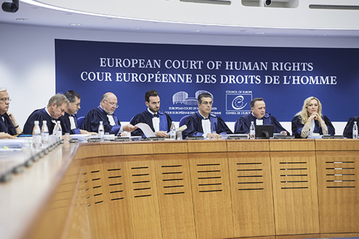 Les juges de La Cour européenne des droits de l'homme.