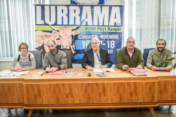 Présentation de la nouvelle édition de Lurrama à la mairie de Biarritz. ©Isabelle Miquelestorena