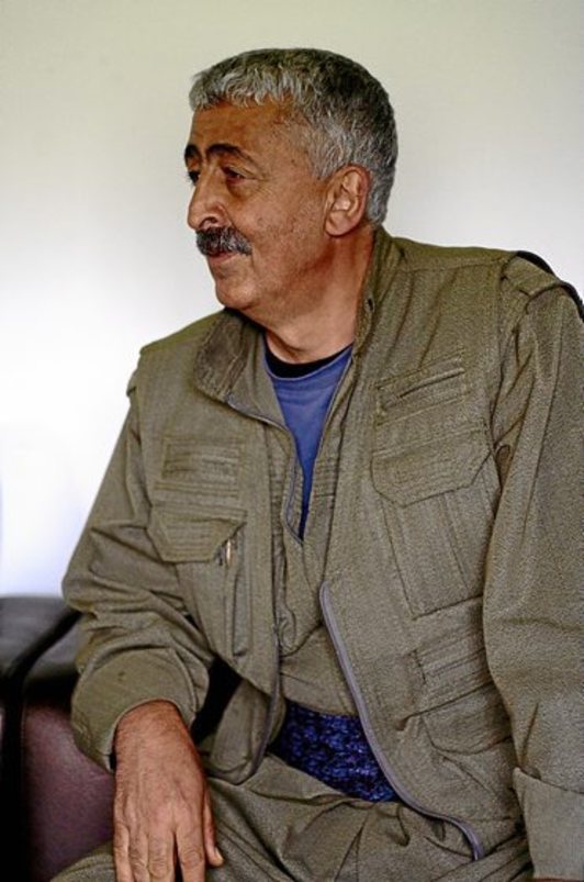 Riza Altun, responsable du PKK. © Gérard Dubois