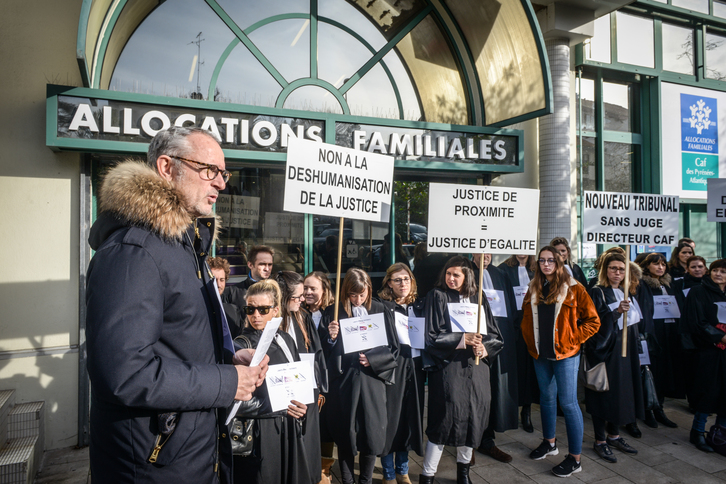 Les avocats plaident pour une justice au service de la population. © Isabelle MIQUELESTORENA