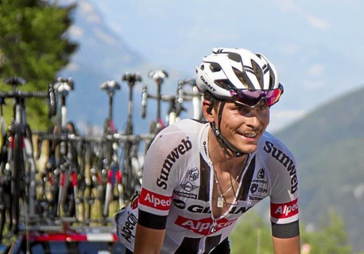 Avant de briller sur le Tour de France en 2017, Warren Barguil avait éclaboussé de toute sa classe l'Essor Basque en 2012. © DR