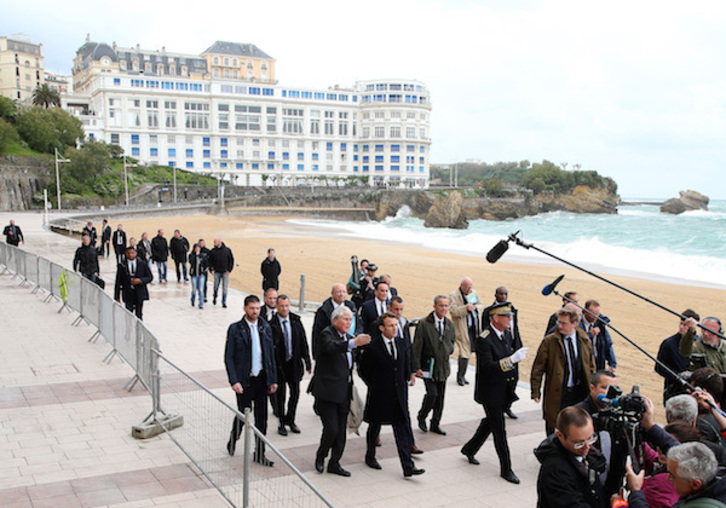  Emmanuel Macron accueillera les autres chefs d'Etat le 24 août. ©Bob EDME 