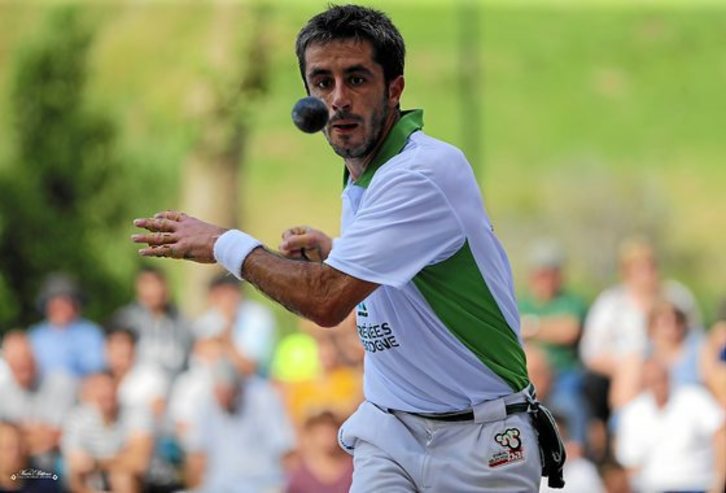 Pantxo Valencia, du SPUC, champion du Pays Basque Main nue 1ère série. © Marc Mittoux