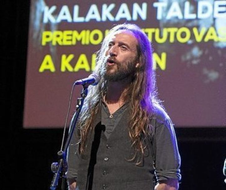 Jamixel Bereau, chanteur du groupe Kalakan. 