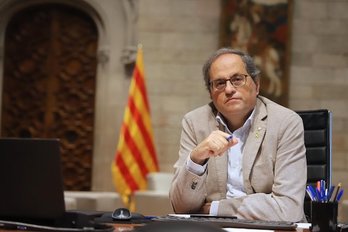 El president de la Generalitat de Catalunya, Quim Torra. (@QuimTorraiPla)