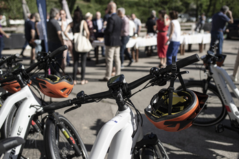 a commune d’Esterençuby a acquis 15 vélos à assistance électrique.