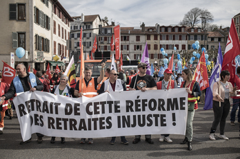 Les syndicats français sont toujours aussi unis pour un retrait de la réforme des retraites. © Patxi BELTZAIZ